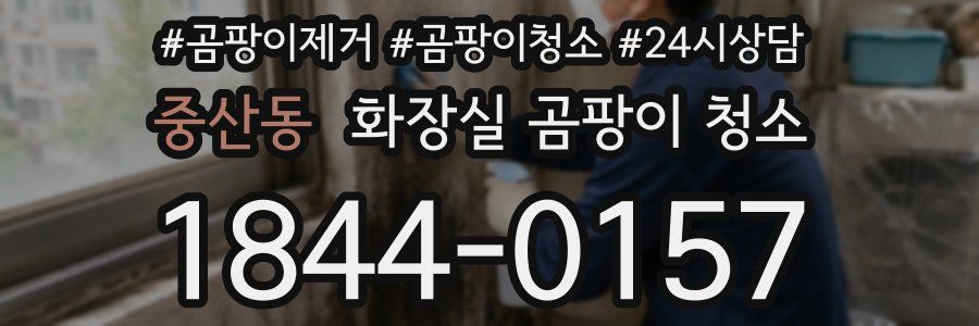 중산동 화장실 곰팡이 청소