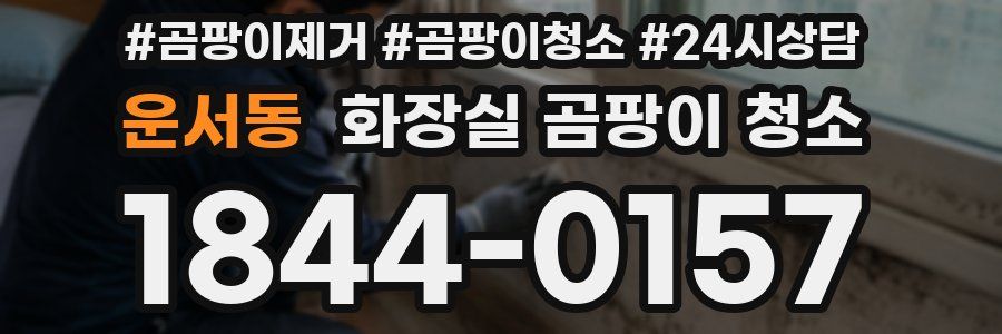 운서동 화장실 곰팡이 청소