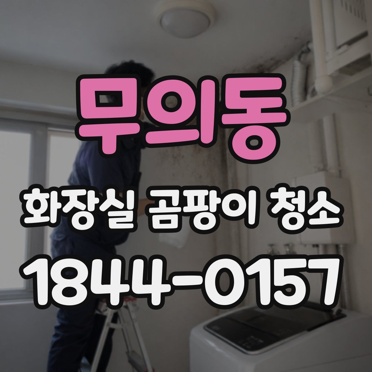 무의동 화장실 곰팡이 청소