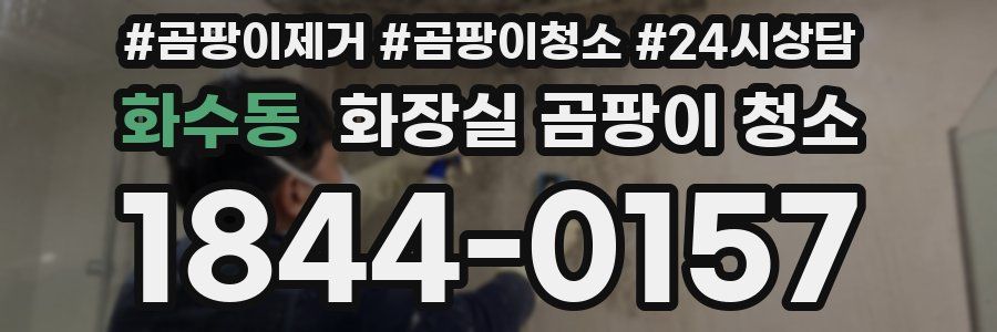 화수동 화장실 곰팡이 청소