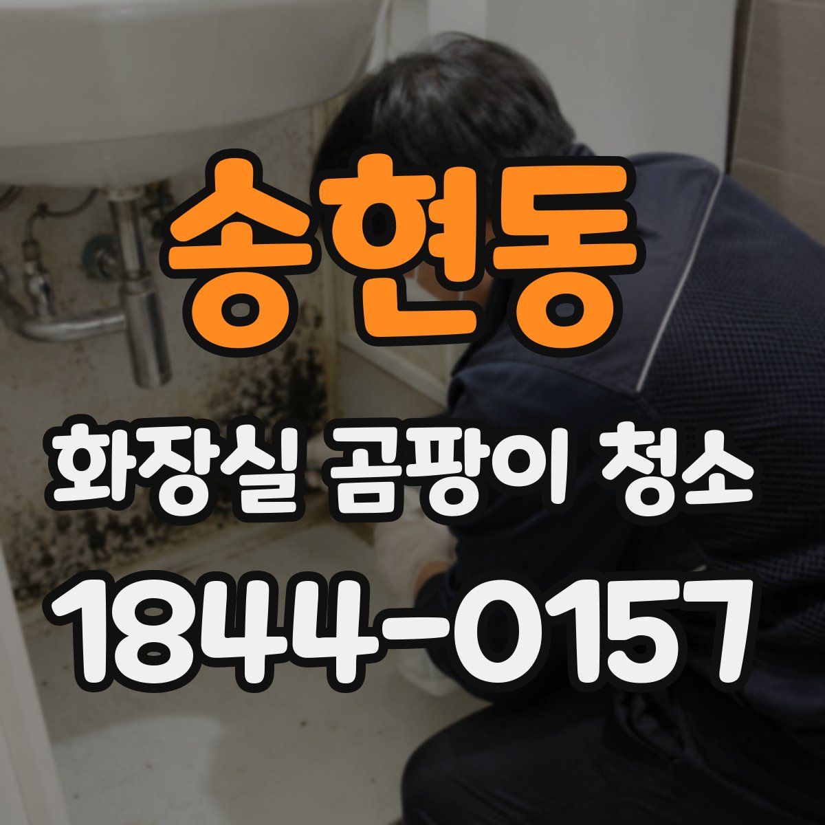송현동 화장실 곰팡이 청소