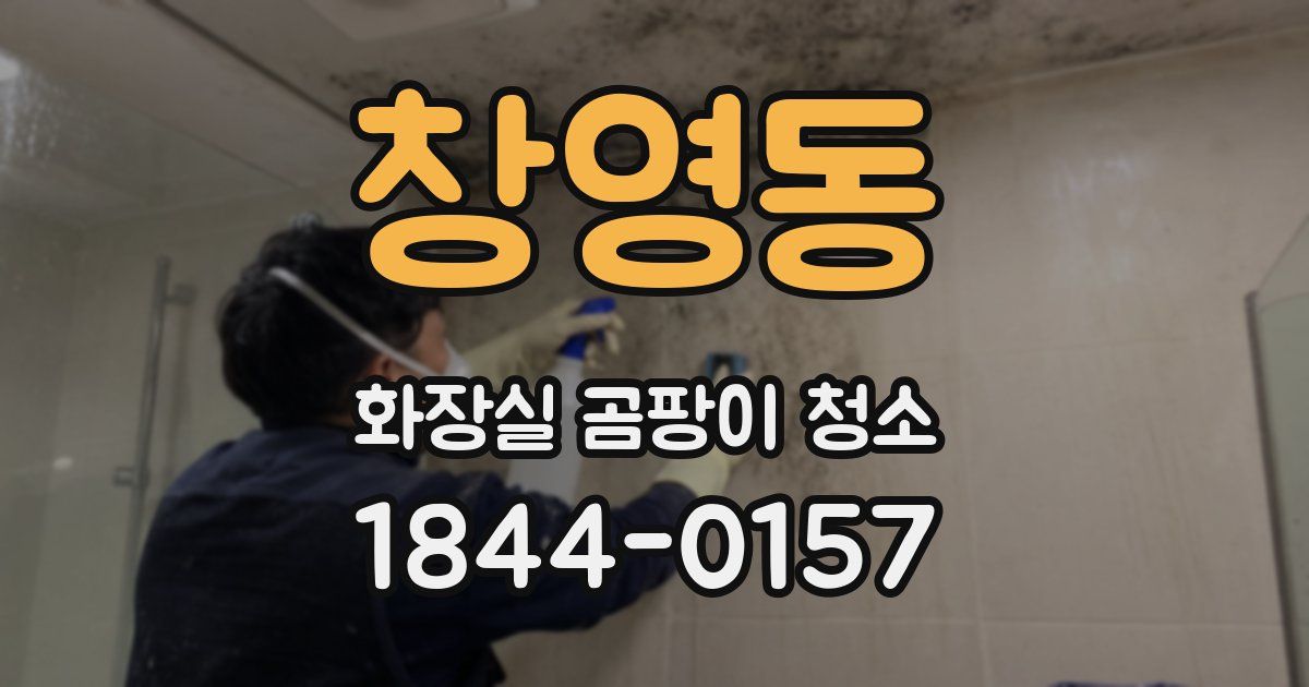 창영동 화장실 곰팡이 청소