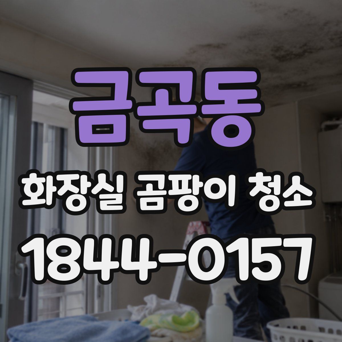 금곡동 화장실 곰팡이 청소