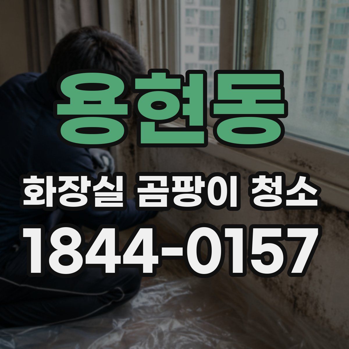 용현동 화장실 곰팡이 청소