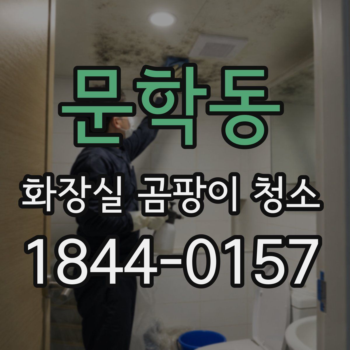 문학동 화장실 곰팡이 청소