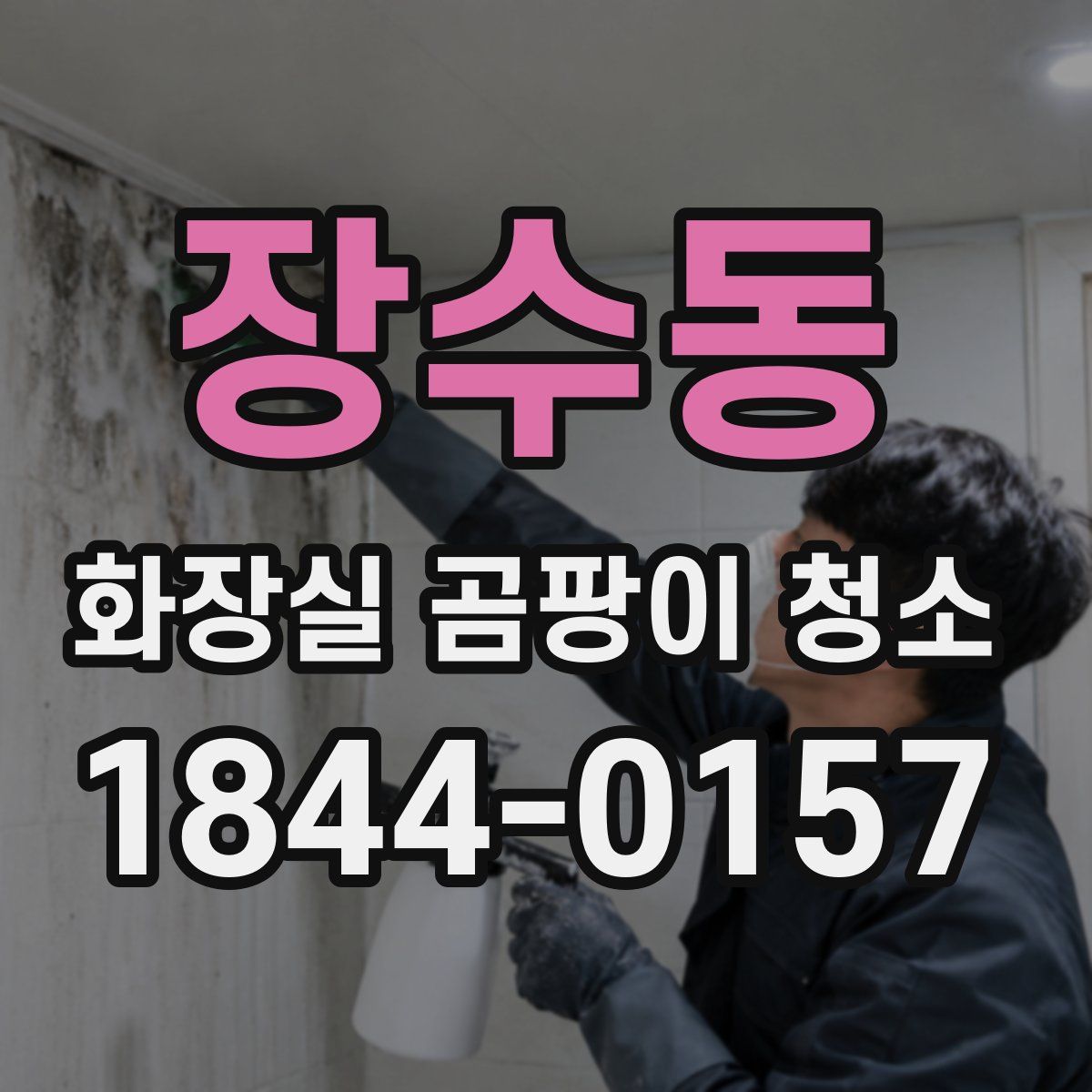 장수동 화장실 곰팡이 청소