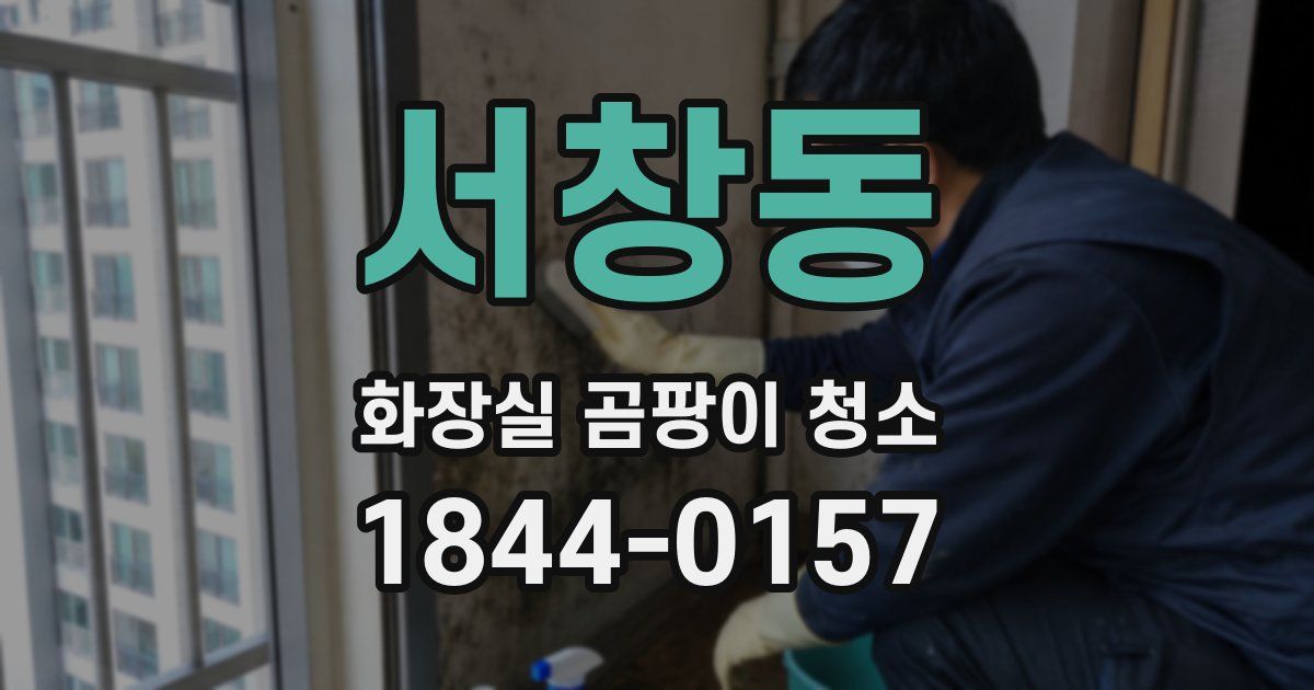 서창동 화장실 곰팡이 청소