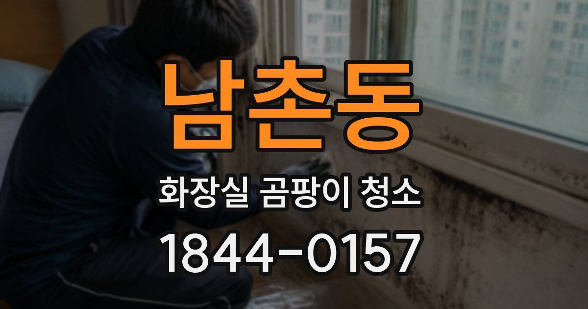 남촌동 화장실 곰팡이 청소