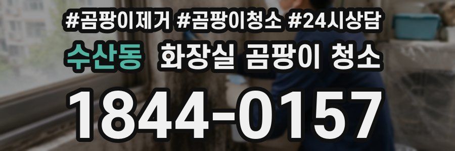 수산동 화장실 곰팡이 청소