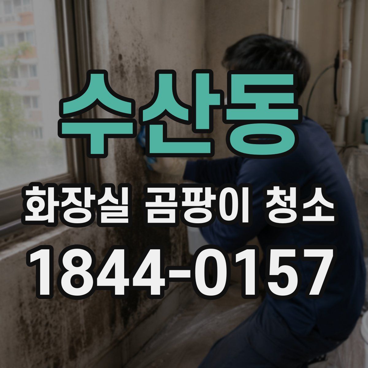 수산동 화장실 곰팡이 청소