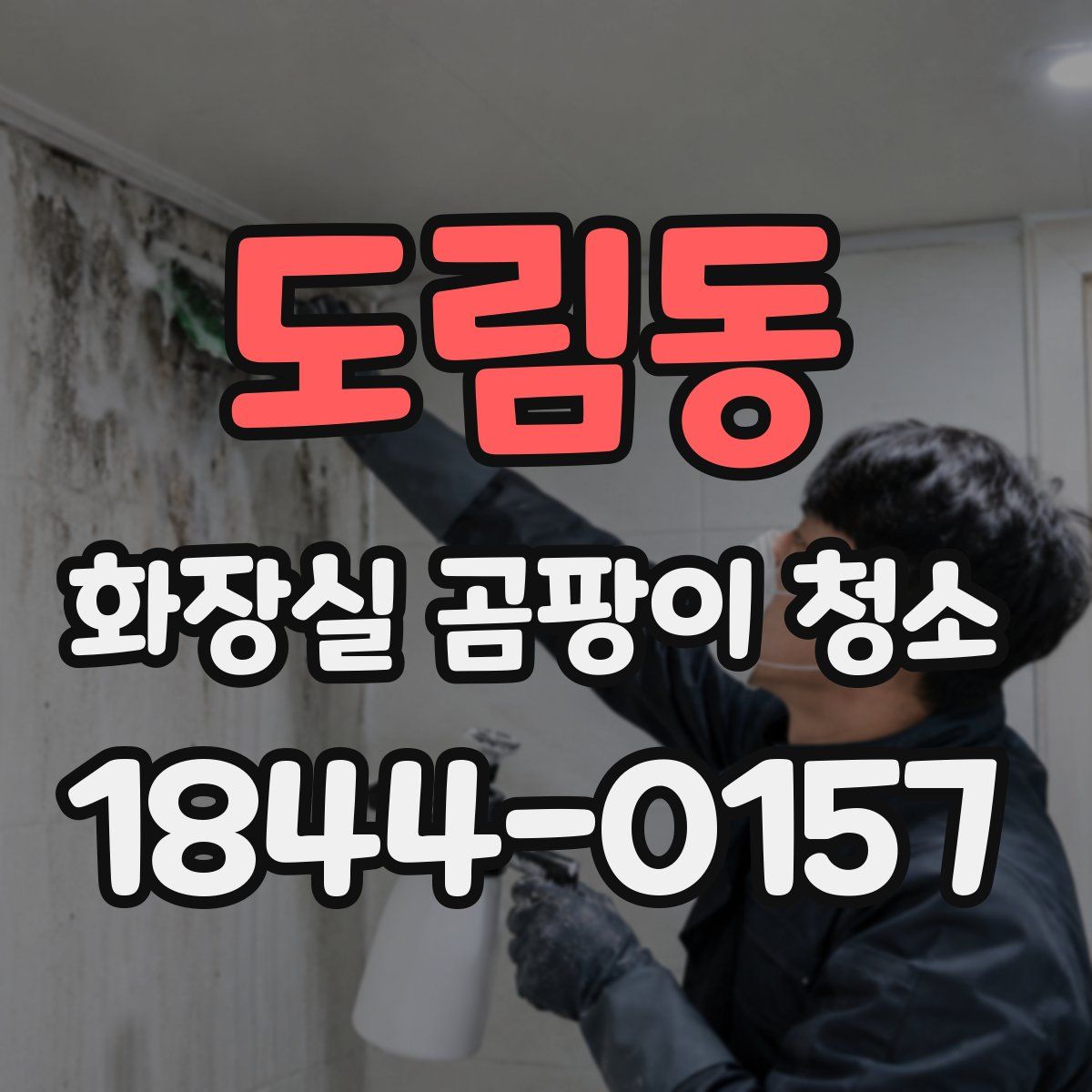도림동 화장실 곰팡이 청소
