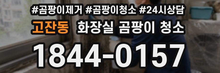 고잔동 화장실 곰팡이 청소