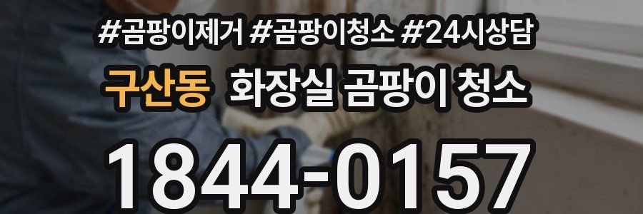 구산동 화장실 곰팡이 청소