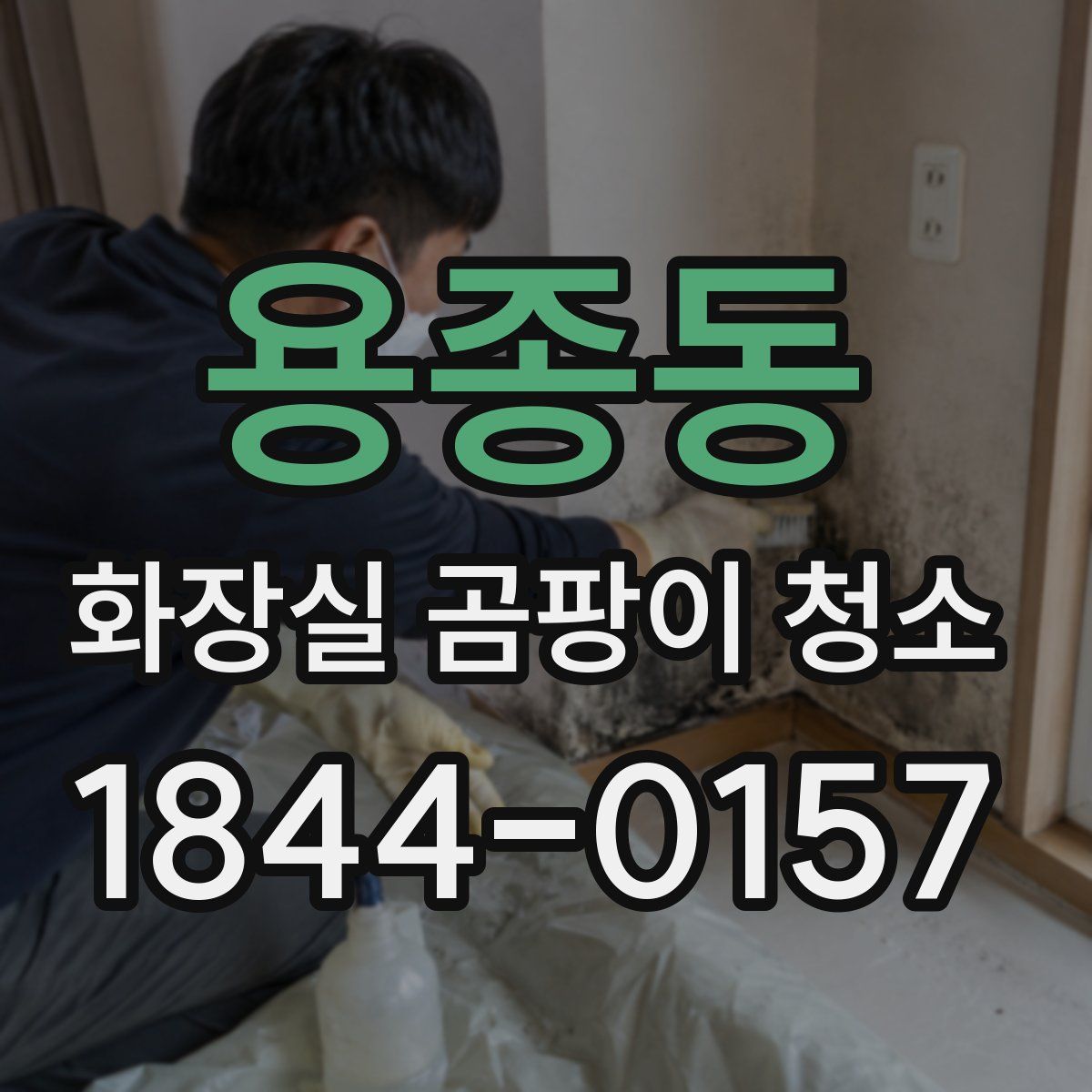 용종동 화장실 곰팡이 청소