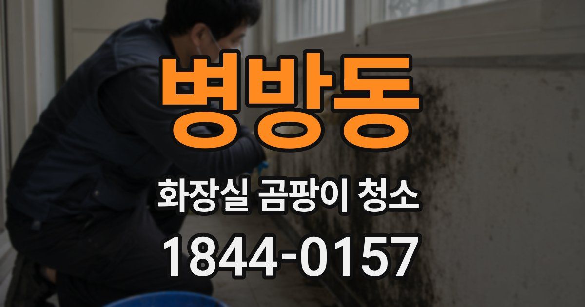 병방동 화장실 곰팡이 청소
