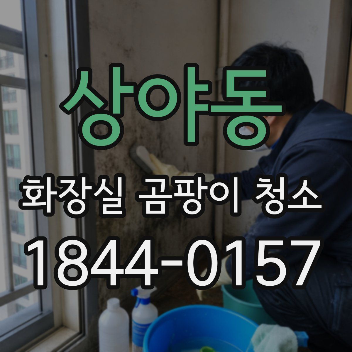 상야동 화장실 곰팡이 청소
