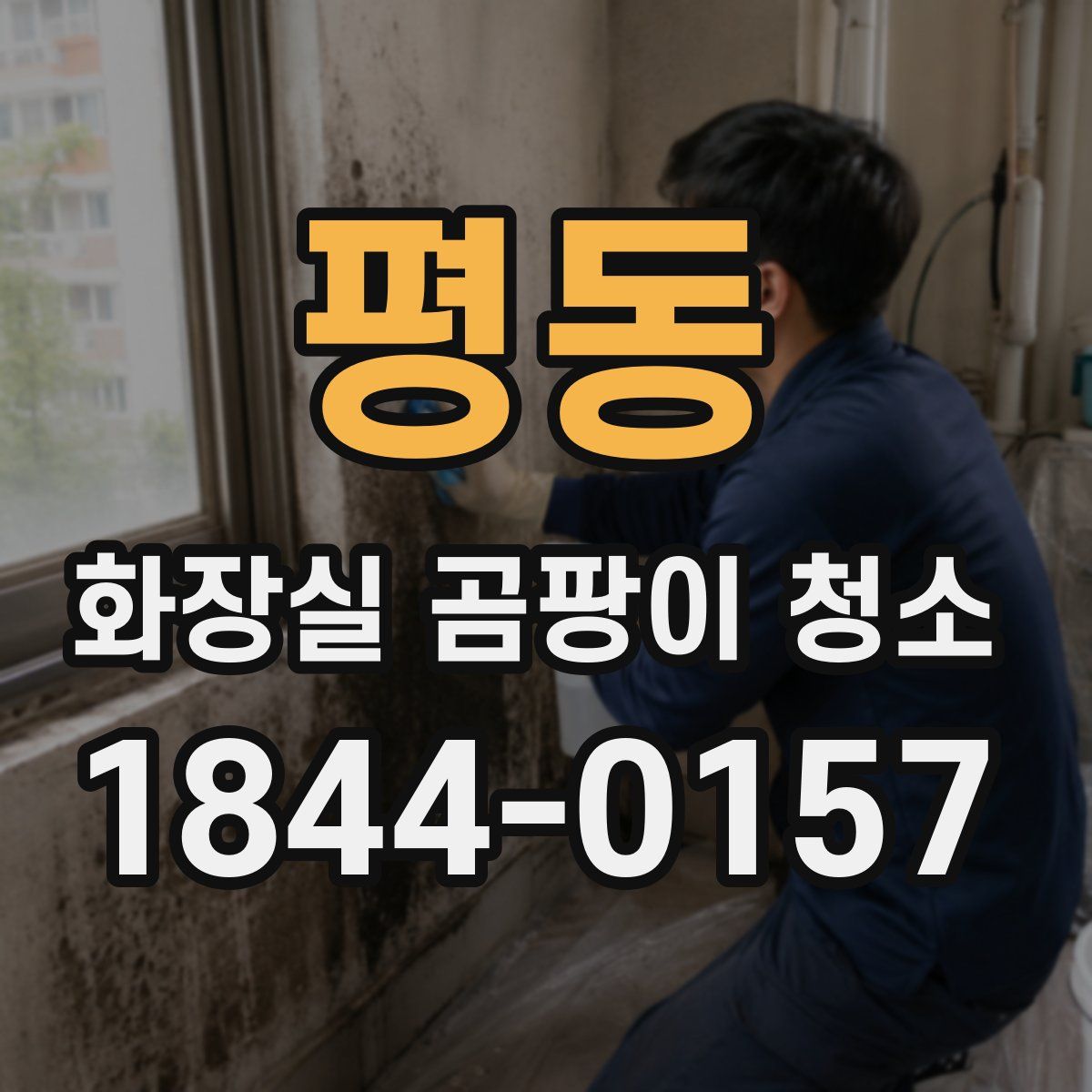 평동 화장실 곰팡이 청소