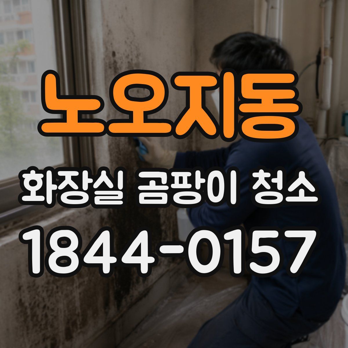 노오지동 화장실 곰팡이 청소