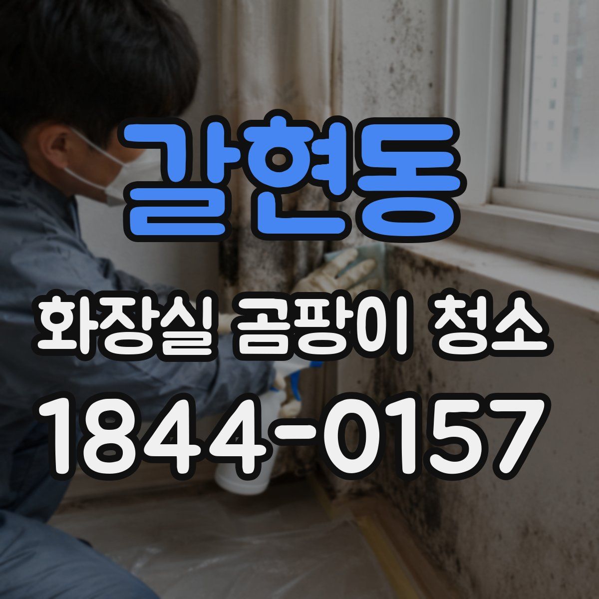 갈현동 화장실 곰팡이 청소