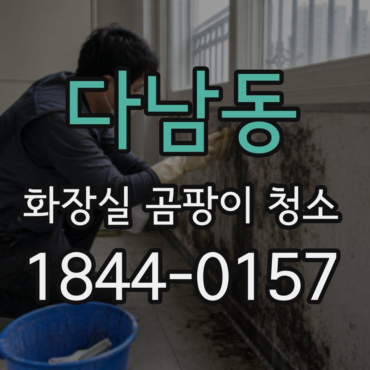 다남동 화장실 곰팡이 청소