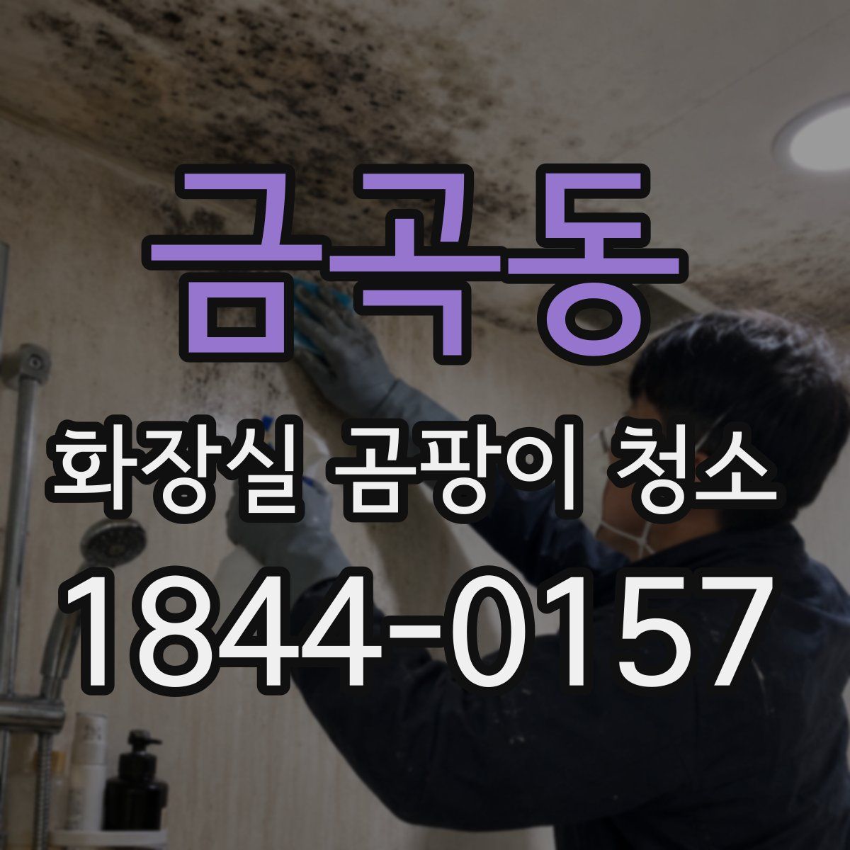 금곡동 화장실 곰팡이 청소