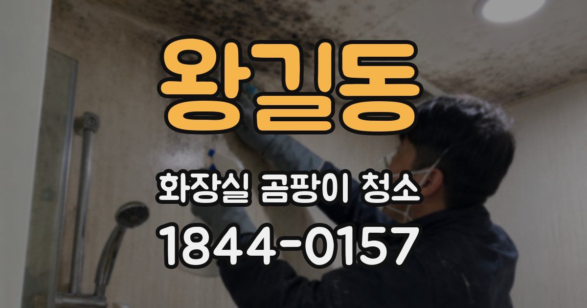 왕길동 화장실 곰팡이 청소