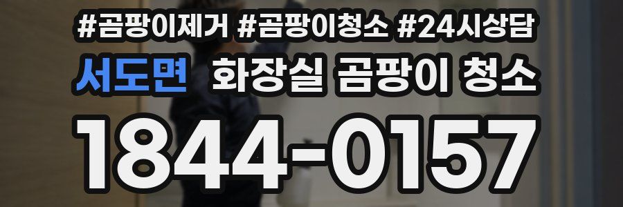 서도면 화장실 곰팡이 청소