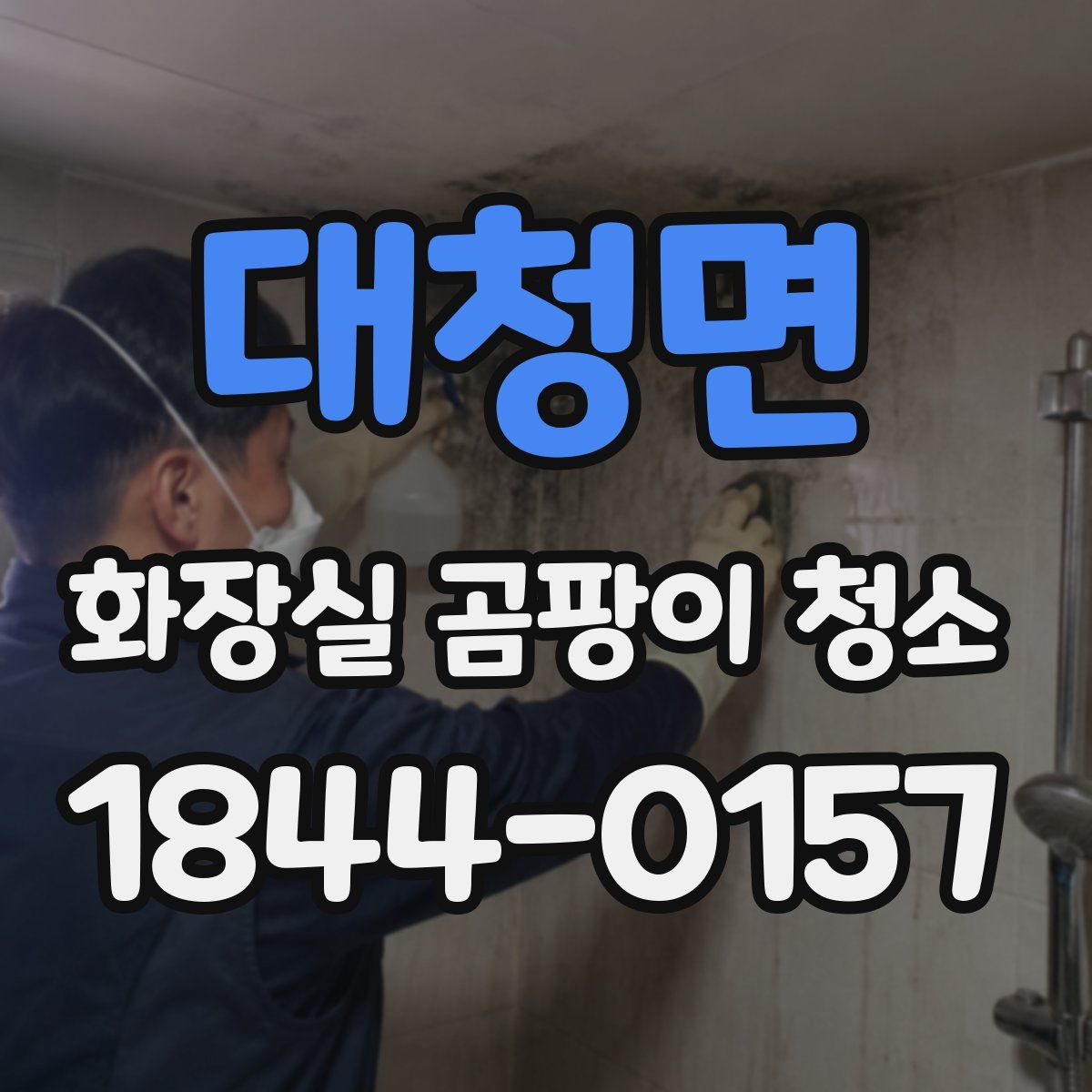 대청면 화장실 곰팡이 청소