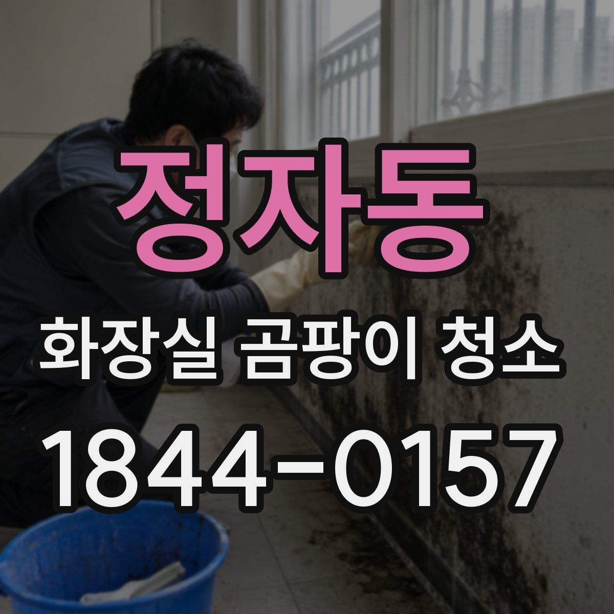 정자동 화장실 곰팡이 청소