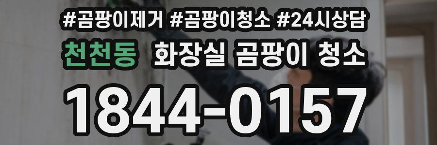 천천동 화장실 곰팡이 청소