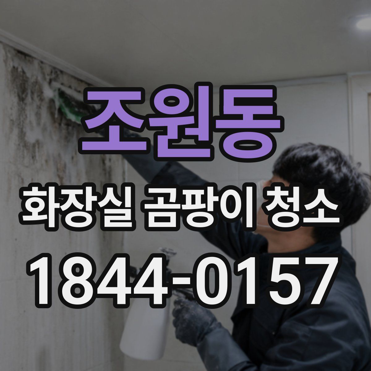 조원동 화장실 곰팡이 청소