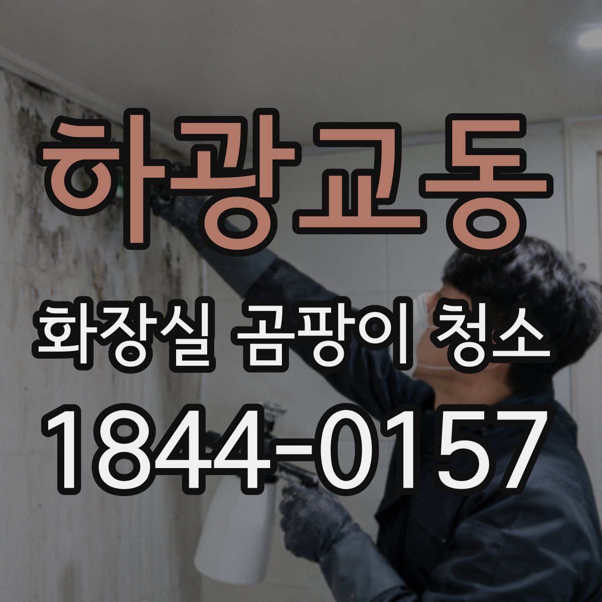 하광교동 화장실 곰팡이 청소
