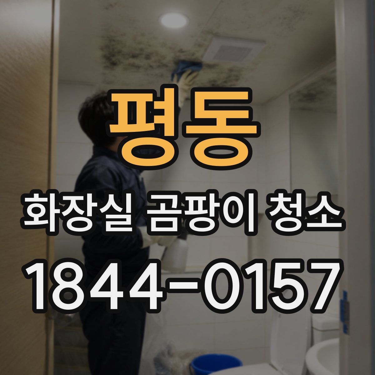 평동 화장실 곰팡이 청소