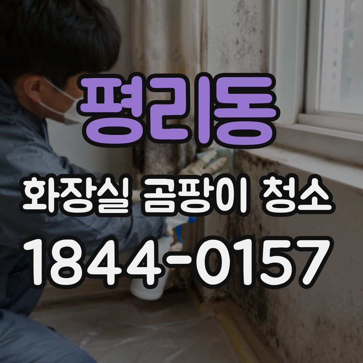 평리동 화장실 곰팡이 청소