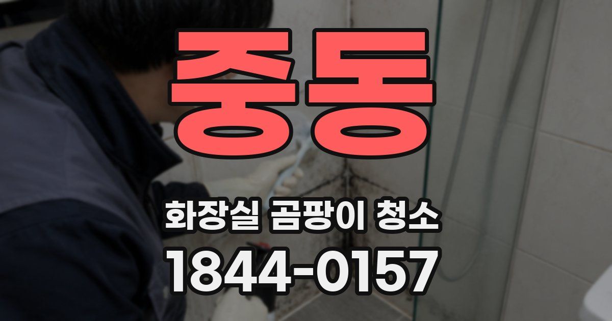 중동 화장실 곰팡이 청소