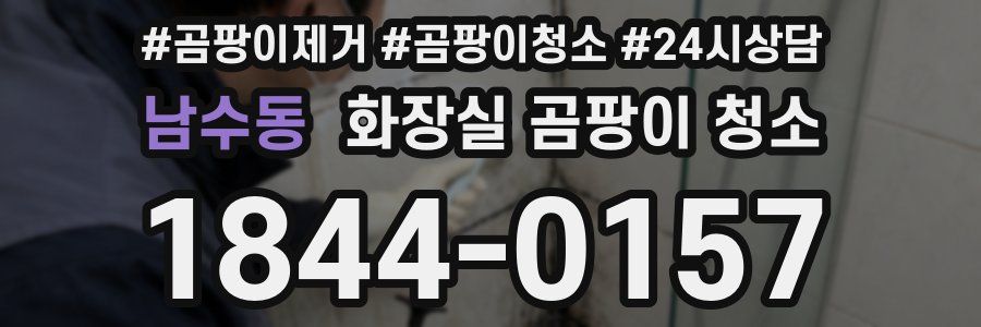 남수동 화장실 곰팡이 청소