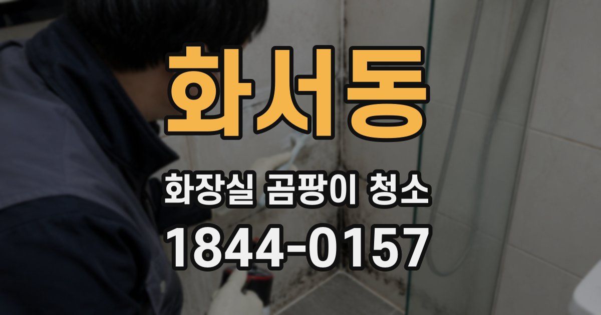 화서동 화장실 곰팡이 청소
