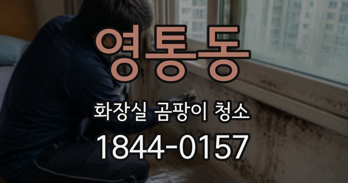 영통동 화장실 곰팡이 청소