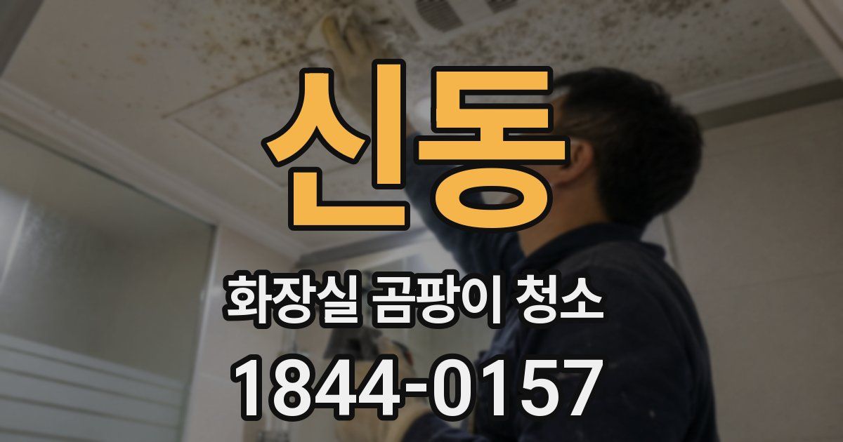 신동 화장실 곰팡이 청소