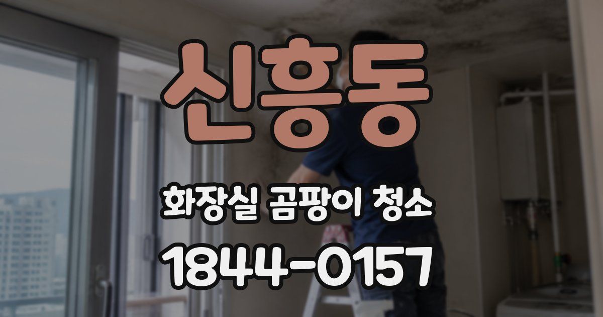 신흥동 화장실 곰팡이 청소