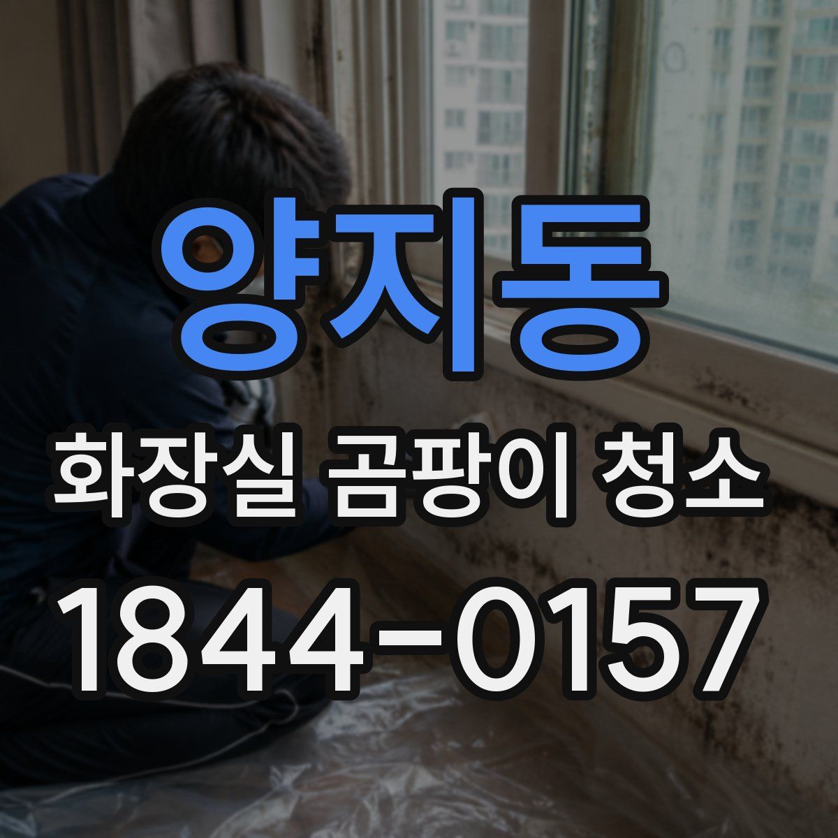 양지동 화장실 곰팡이 청소