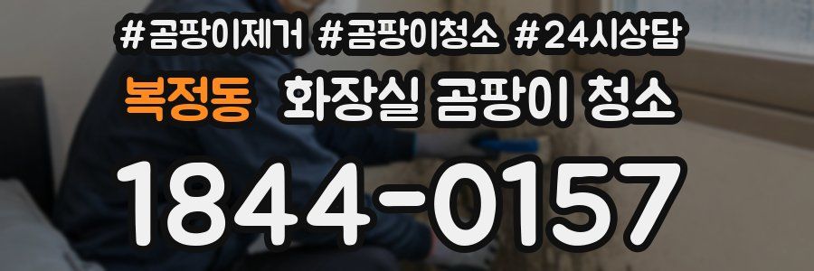 복정동 화장실 곰팡이 청소