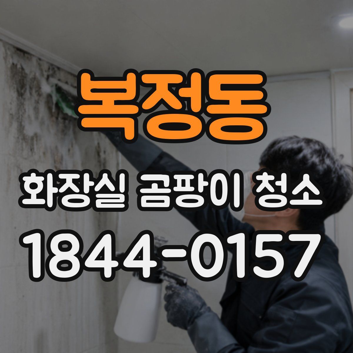 복정동 화장실 곰팡이 청소