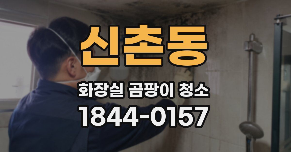 신촌동 화장실 곰팡이 청소