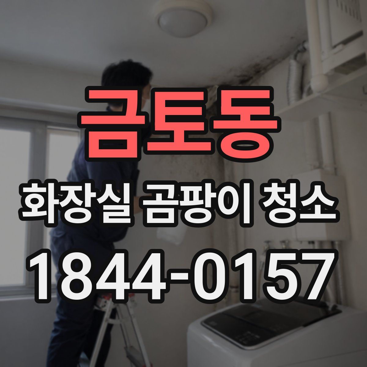 금토동 화장실 곰팡이 청소