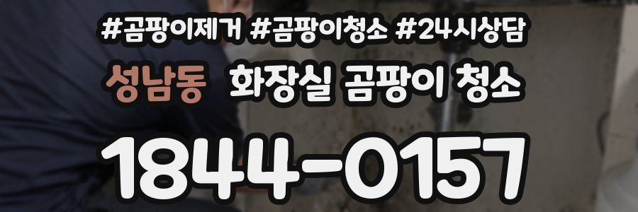 성남동 화장실 곰팡이 청소