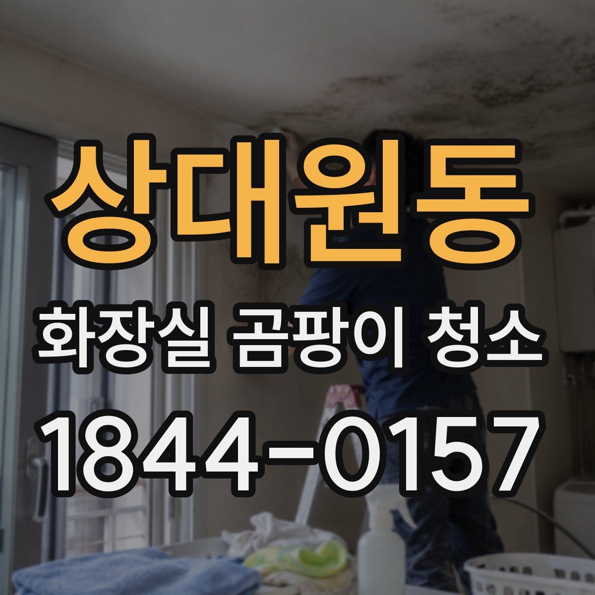 상대원동 화장실 곰팡이 청소