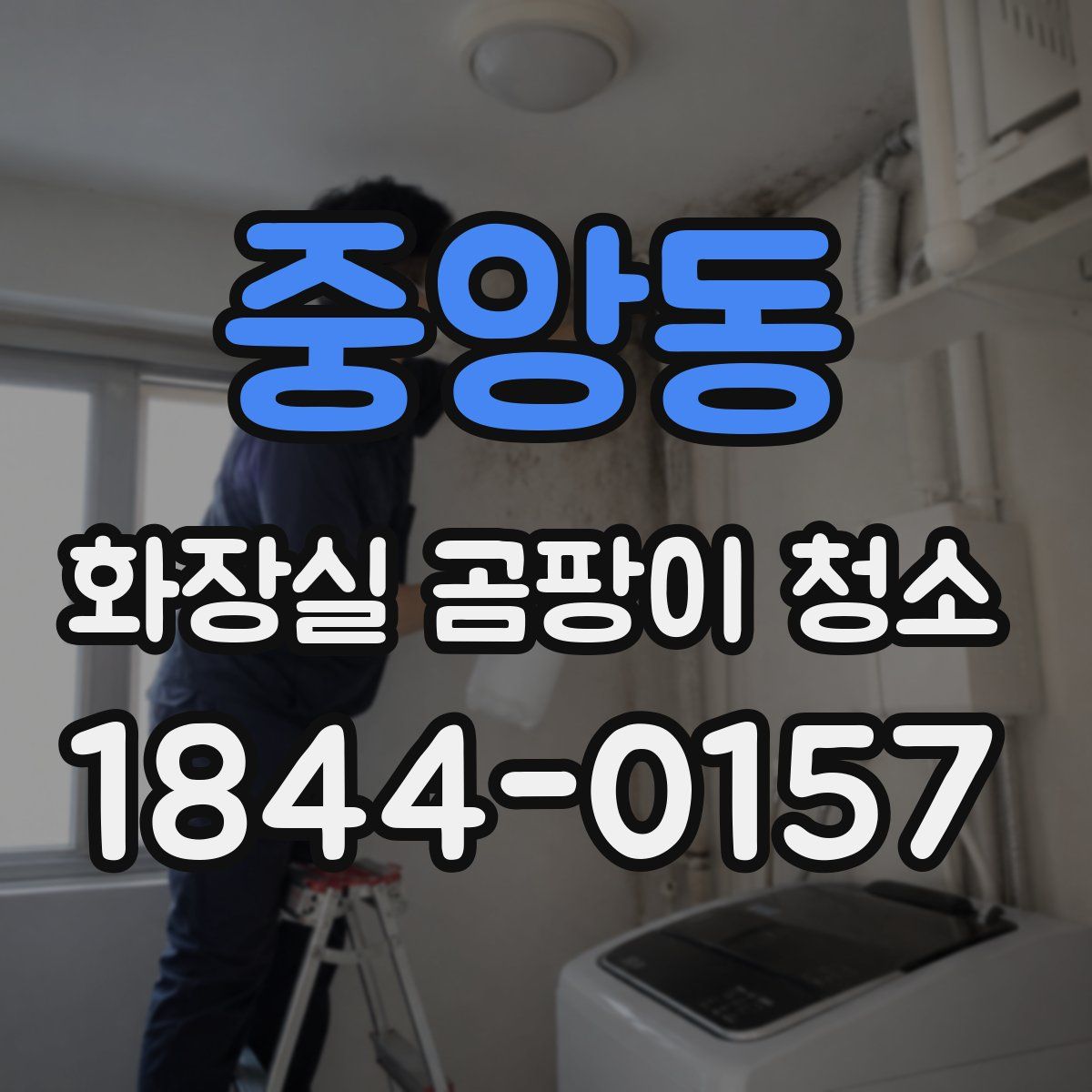 중앙동 화장실 곰팡이 청소
