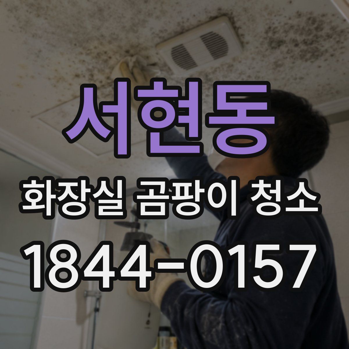 서현동 화장실 곰팡이 청소