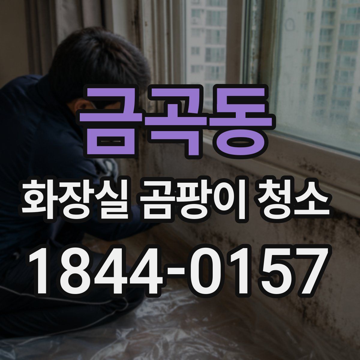 금곡동 화장실 곰팡이 청소